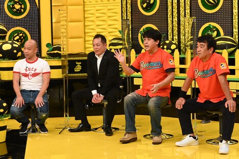 （左から）プリンプリンとBOOMER。(c)テレビ朝日