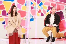 （左から）新川優愛、千鳥・大悟。(c)フジテレビ