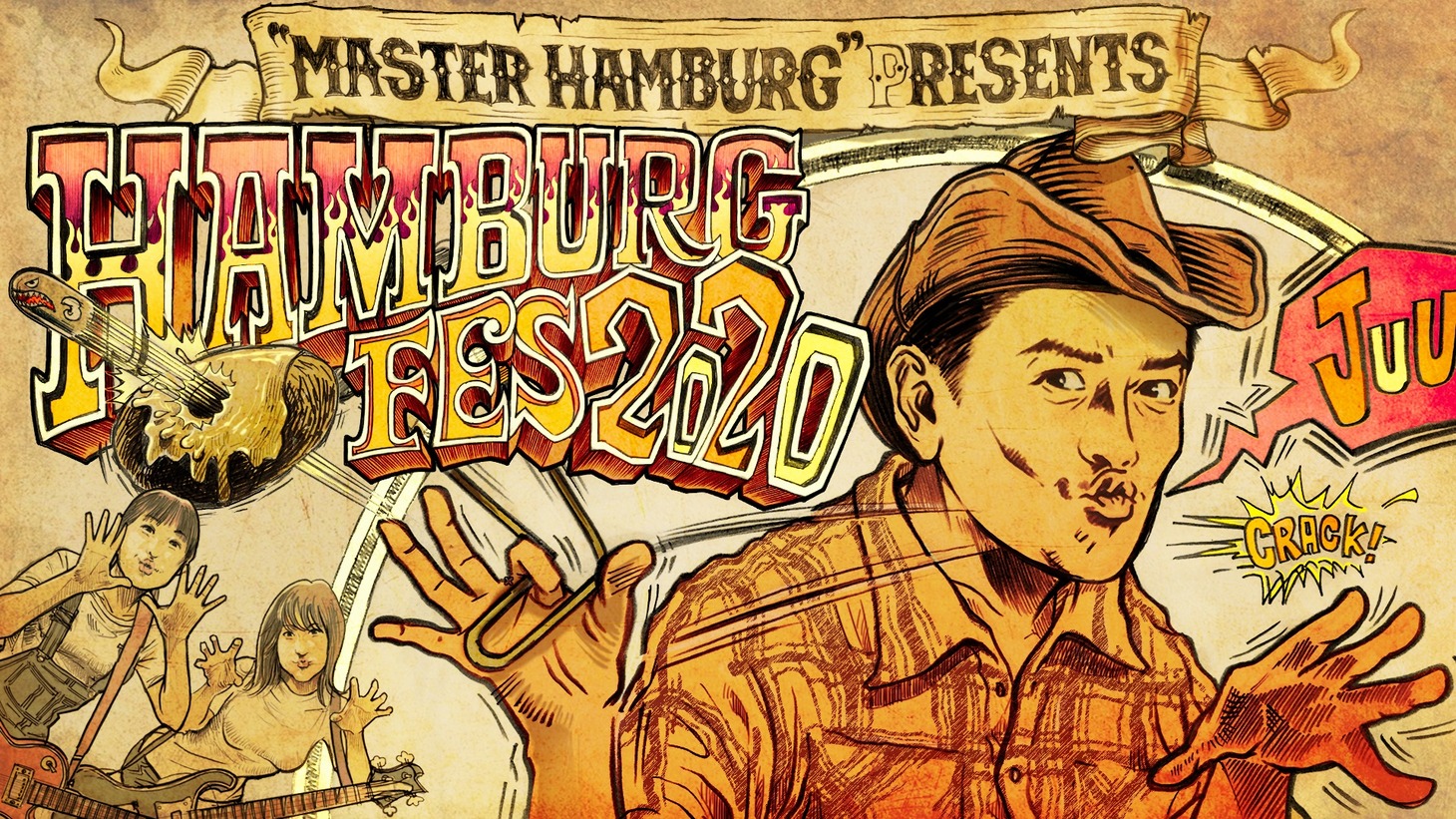 「ハンバーグフェス2020」ロゴ