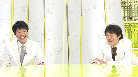 （左から）麒麟・川島、千原ジュニア。(c)フジテレビ