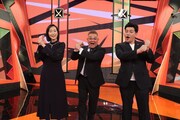左から特別MCの木村多江、MCのサンドウィッチマン。