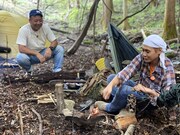ヒロシとバイきんぐ西村、埼玉の秘境キャンプ場で手際がいい