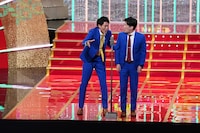 「第50回NHK上方漫才コンテスト」の様子。(c)NHK