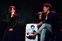 （左から）永島聖羅、アルコ＆ピース平子。