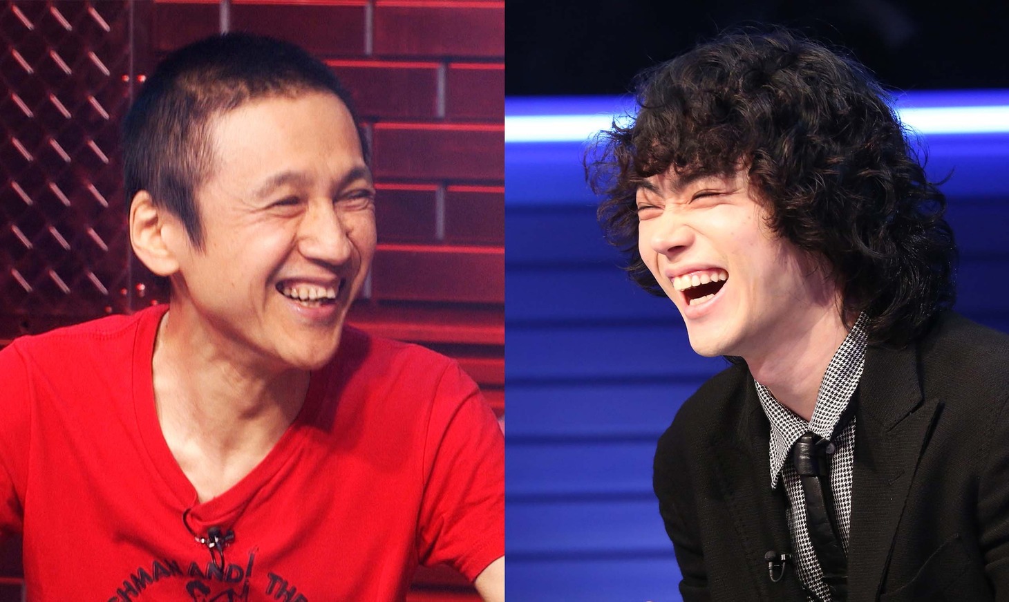 甲本ヒロトと菅田将暉。(c)フジテレビ