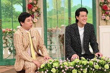 「徹子の部屋」に出演する霜降り明星。(c)テレビ朝日