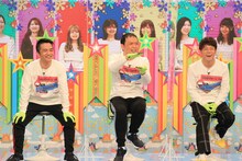 （左から）中川家、陣内智則。(c)フジテレビ