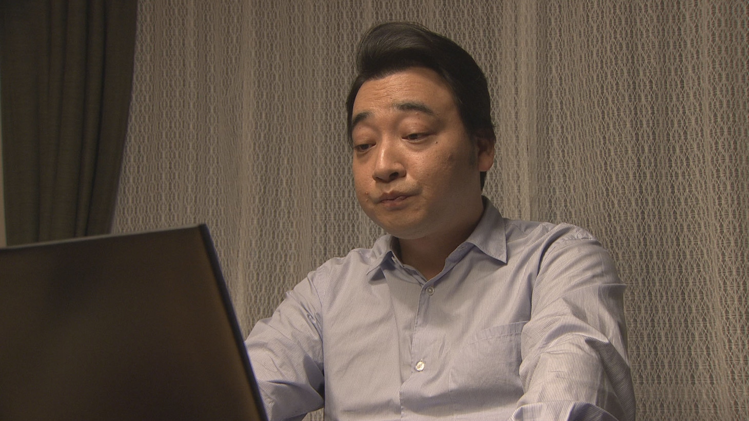 コント「テレワーク」より。