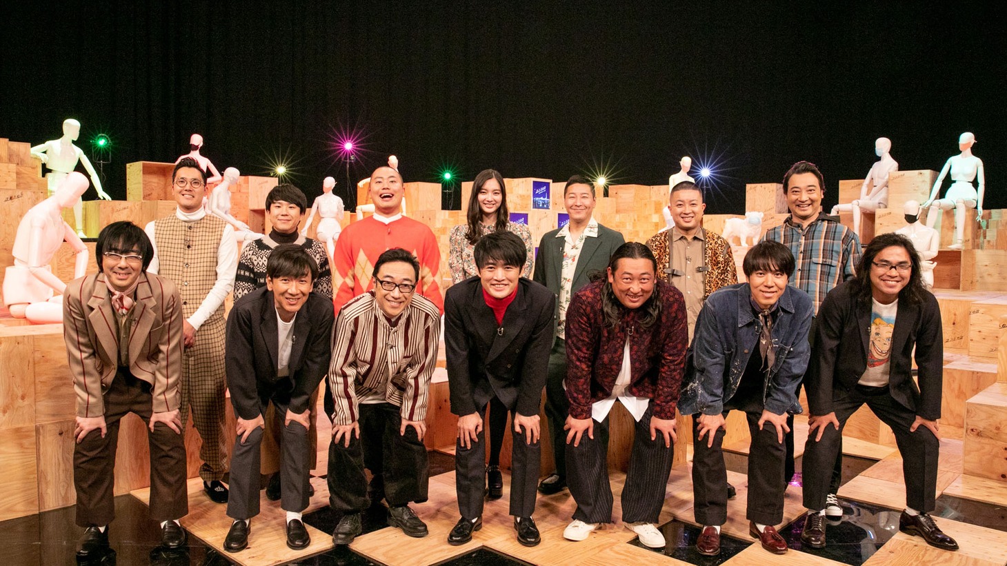 トーク収録を行った日本コント協会のメンバー。