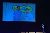 ザ・マミィのコメントが上映された場面。