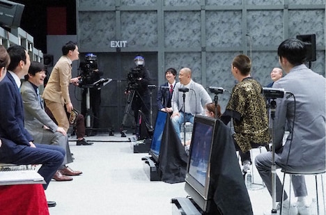 「そろそろ にちようチャップリン」収録の様子。