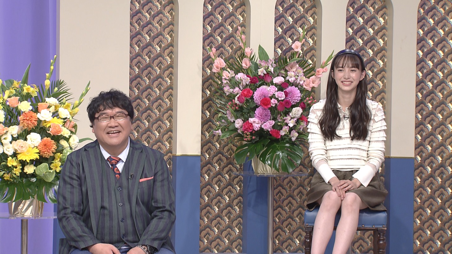 左からカンニング竹山、井桁弘恵。(c)日本テレビ