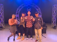 左からラランド・サーヤ、ANTY the KUNOICHI、呂布カルマ、DJ MASTERKEY a.k.a. ROCK SMITH。(c)メ～テレ