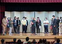 「2020年度 漫才新人大賞」本選の様子。