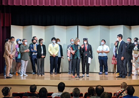 「2020年度 漫才新人大賞」本選の様子。