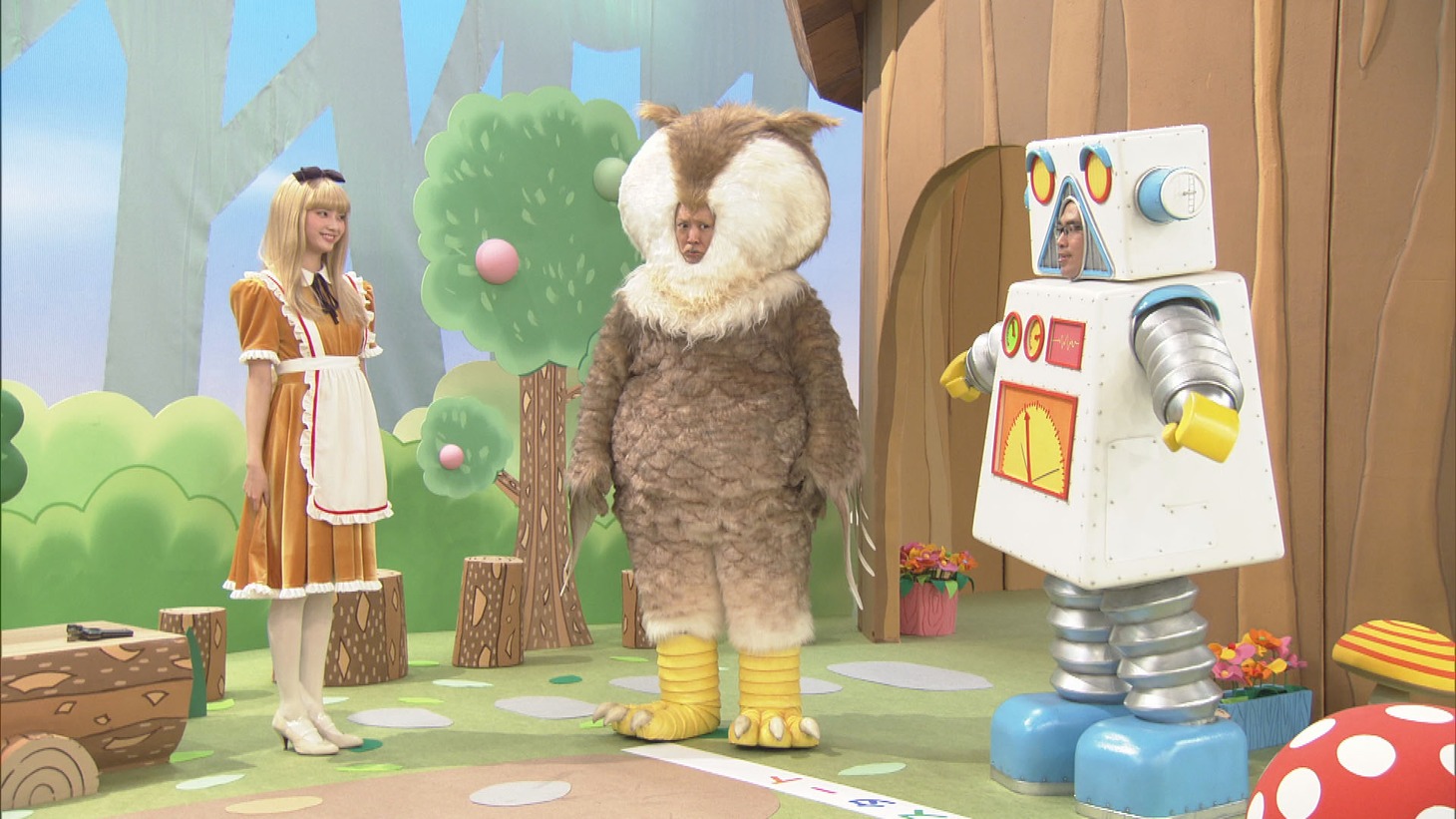 コント「ズブズブと森のおともだち」より。