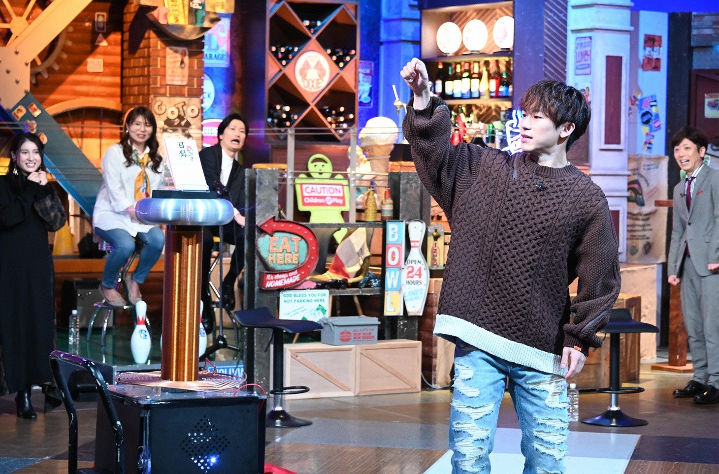 「ウチのガヤがすみません！」のワンシーン。(c)日本テレビ