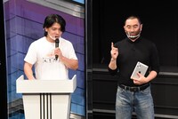 （左から）野田クリスタル、レイザーラモンRG。