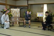 左から月亭八方、安田大サーカス・クロちゃん、陣内智則。(c)読売テレビ