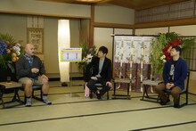 左から安田大サーカス・クロちゃん、陣内智則、月亭方正。(c)読売テレビ