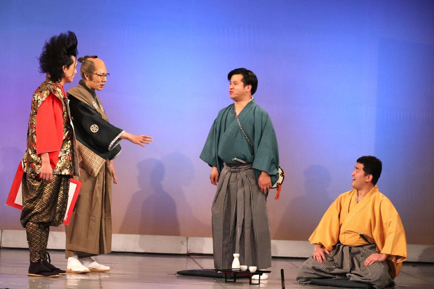 武将様、ゴエ爺、すゑひろがりず。