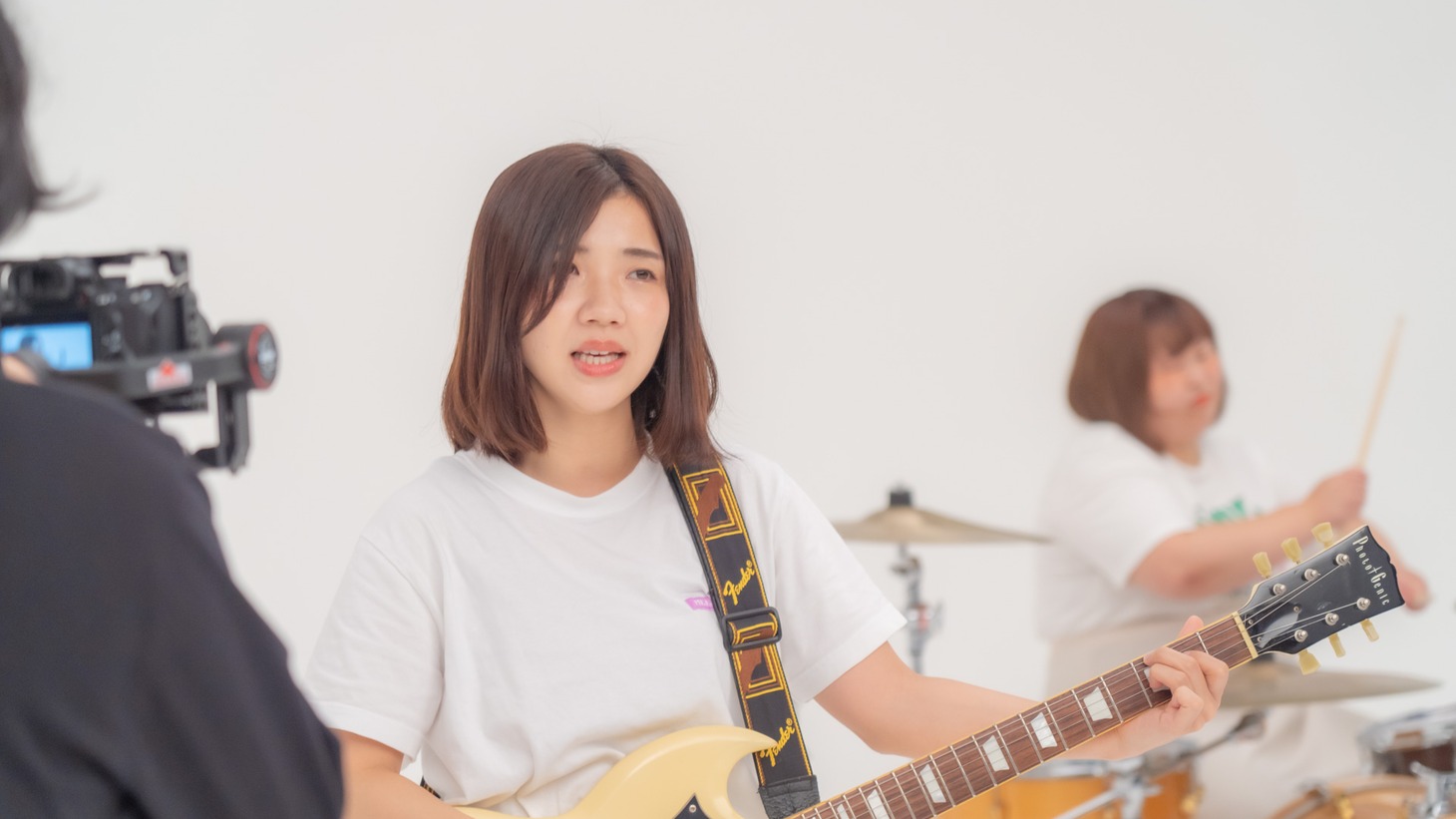 「君と明日も」ミュージックビデオ撮影中の様子。