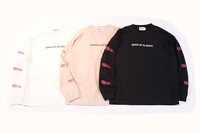 Mr.パーカーJr.と「niko and ...」のコラボロングスリーブTシャツ。