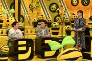 霜降り明星と新井恵理那。