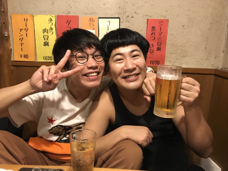 左からインディアンスきむ、ラフレクランきょん。