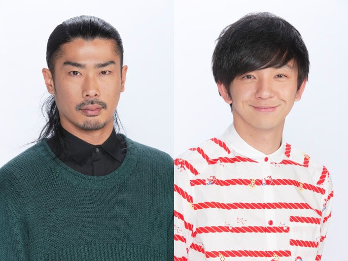 パンサー菅(左)とパンサー向井(右)。