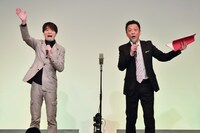 「M-1グランプリ2020」準決勝でMCを務めたはりけ～んず。