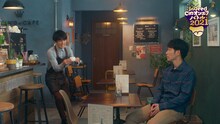 Indeedの新CM「カフェ」編（ジャルジャルバージョン）より。