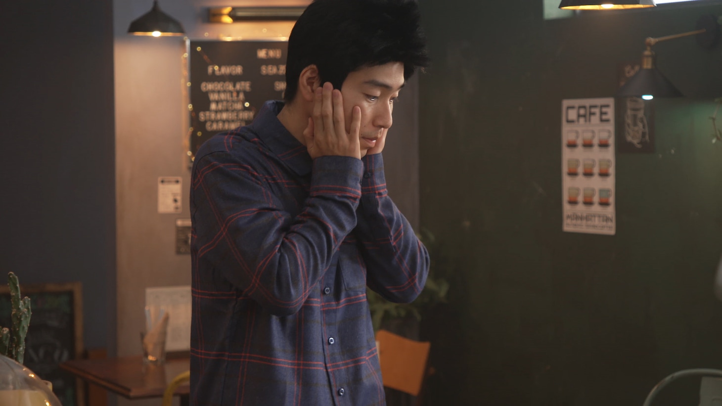 CM撮影中のジャルジャル後藤。