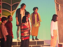 劇団かもめんたる第10回公演「HOT」初日の様子。