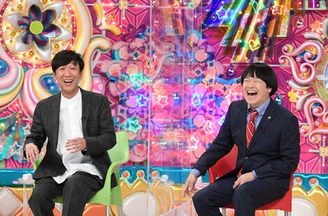 （左から）東京03飯塚、蛍原徹。(c)テレビ朝日