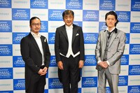 左から反田恭平、佐渡裕、霜降り明星・粗品。