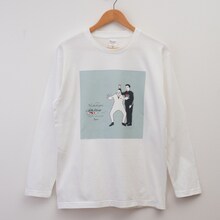 「錦鯉の人生五十年」の長袖Tシャツ。