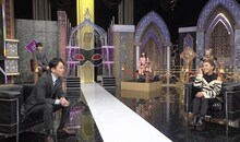 左から有吉弘行、華。(c)日本テレビ