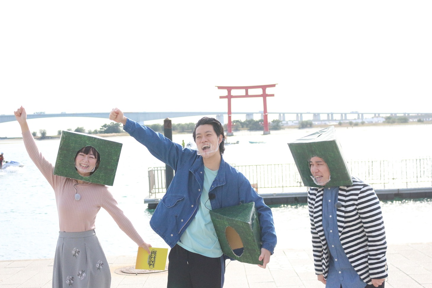 「冒険発掘バラエティ 霜降り明星のあてみなげ」より。(c)静岡朝日テレビ