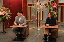 （左から）ずん飯尾、大久保佳代子。(c)テレビ朝日