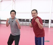左から今田耕司、ハロー植田。