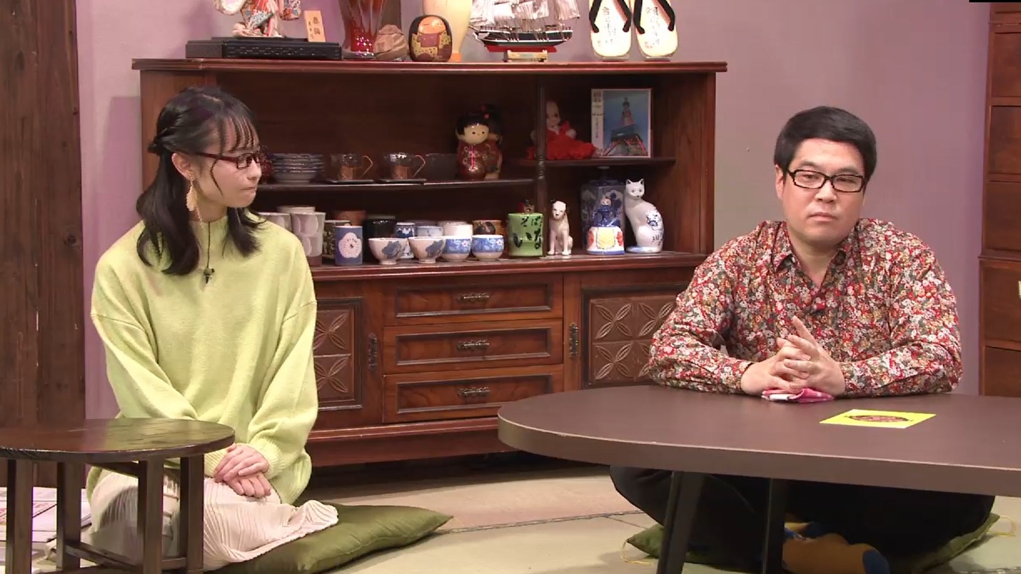 （左から）日下怜奈アナ、タカアンドトシ・タカ。