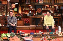 「人生最高レストラン」にゲスト出演する、かまいたち。