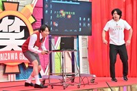 マヂカルラブリー・野田クリスタルと伊沢拓司（左）。