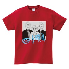 「原始四千頭身Tシャツ（ガーネットレッド）」