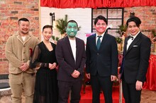 「正月千鳥」代表カット。左からケンドーコバヤシ、森川葵、千鳥・大悟、千鳥ノブ、平成ノブシコブシ吉村。