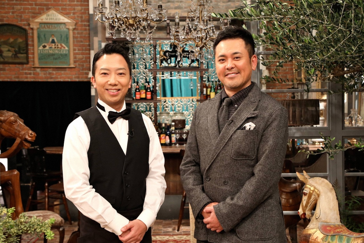 くりぃむ有田と市川猿之助MCのバラエティ、見取り図がプロジェクターをプレゼン