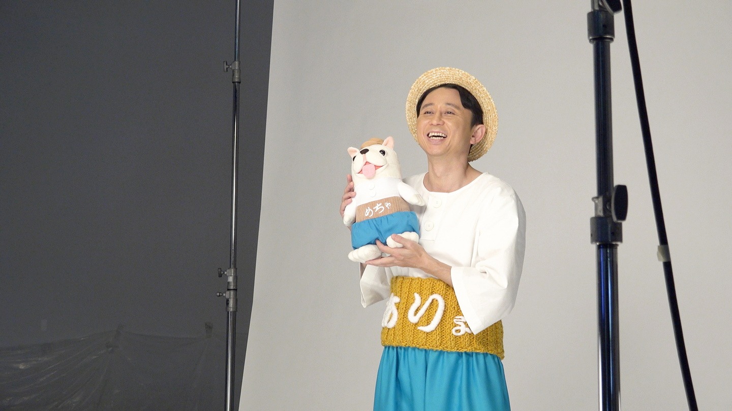 CMのメイキングカット。