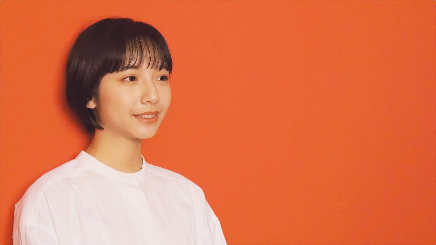 CM撮影中の様子。