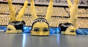 チャンピオンに輝いた小山高専のロボット。(c)NHK
